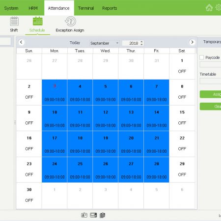 ZKTeco Time Attendance Software ZKTimeNetv3