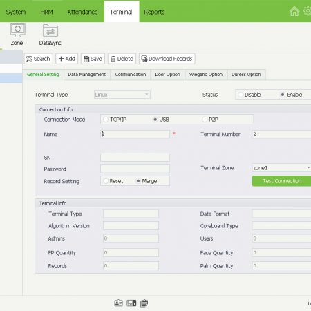 ZKTeco Time Attendance Software ZKTimeNetv3